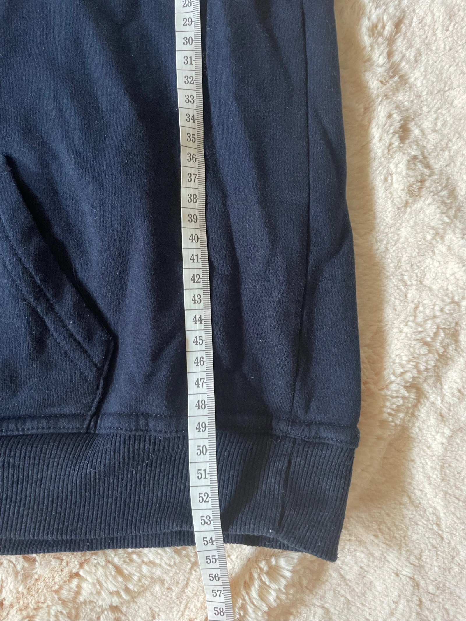 Navy Blue Hooded Sweatshirt U.S.A. 1948 – Size S – photo 7